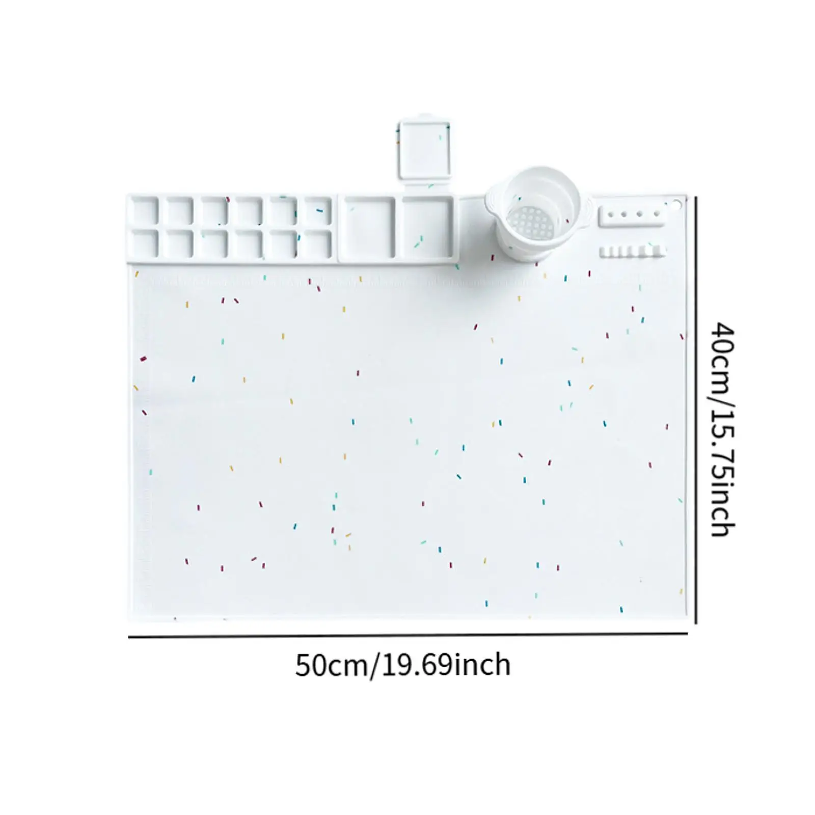 Silicone Craft Mat Sheet for Crafts,Washable Countertop Protector,Multifunctional Silicone Artist Mat for DIY Clay Project