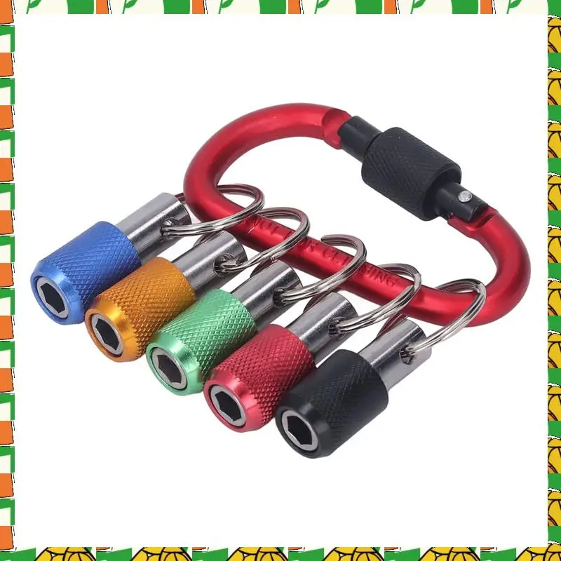 

Держатель бит 1/4, устойчивый к окислению, хорошая совместимость, магнитный держатель розетки, металлический карабин, портативное покрытие, красный, простая установка