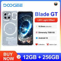 DOOGEE Blade GT 32GB(12+20) 256GB LED Light Effect 5G Smartphone 6.72'' FHD+ 120Hz 5500mAh 48MP Android 14 Cellphone