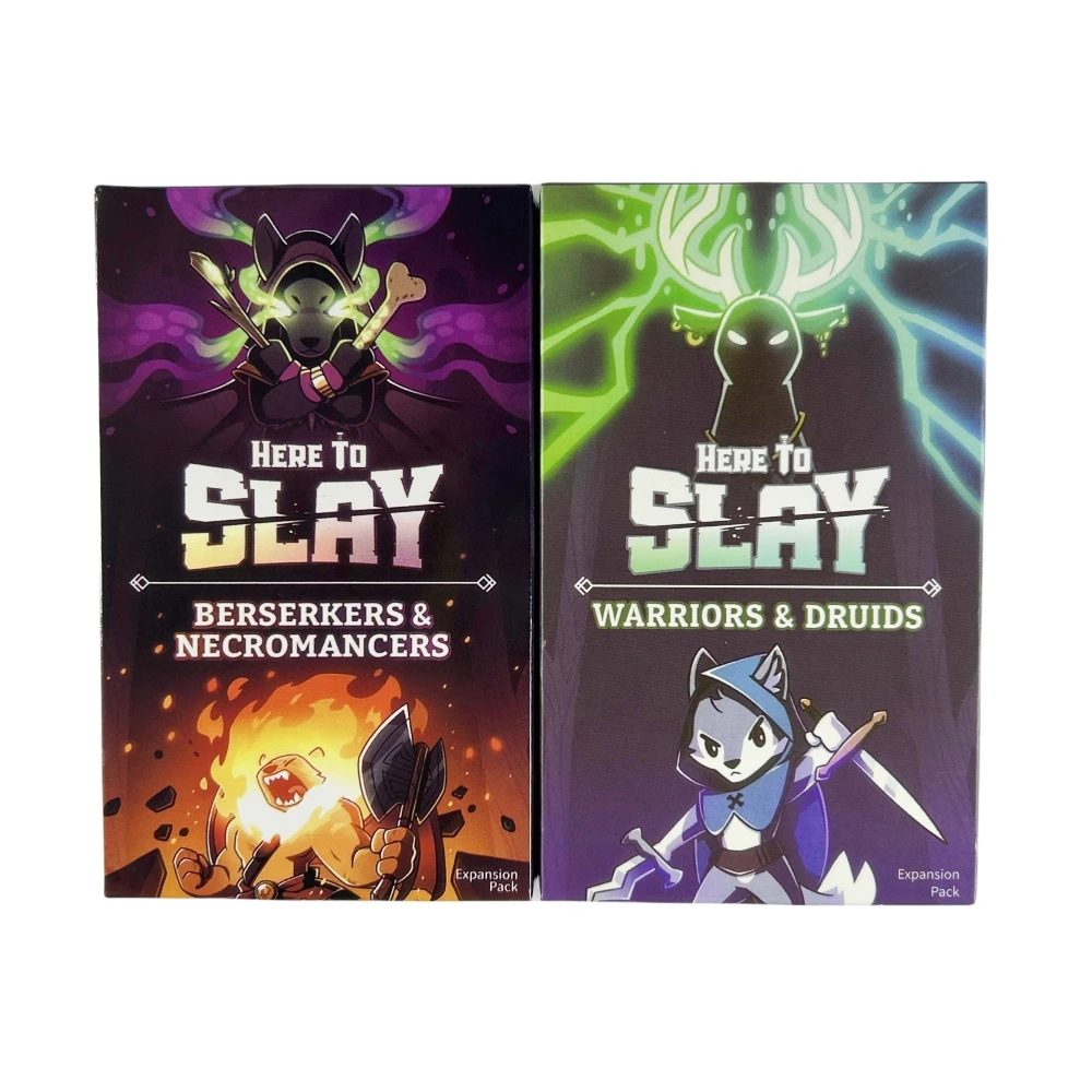 1 oder 2 Stück Neuestes Here to Slay Kartenspiel, ein Strategisches Kartenspiel für Jugendliche und Erwachsene, Brettspiel-Deck für Weihnachten und Halloween – Detail 1