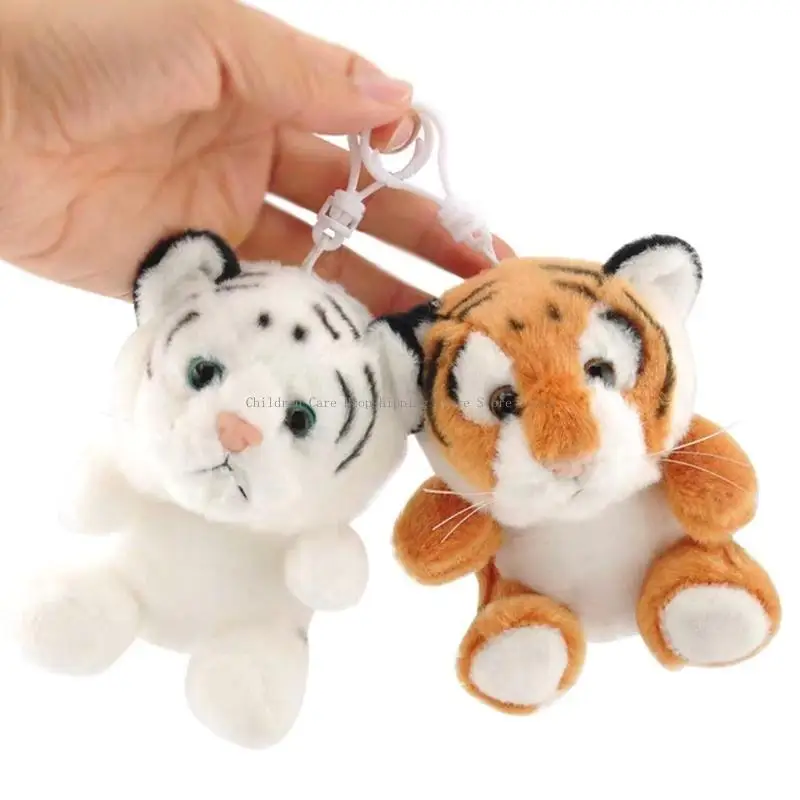 LLavero felpa 15cm/6 pulgadas, tigre para muñeca, colgante, regalo fiesta para niña, accesorio para mochila