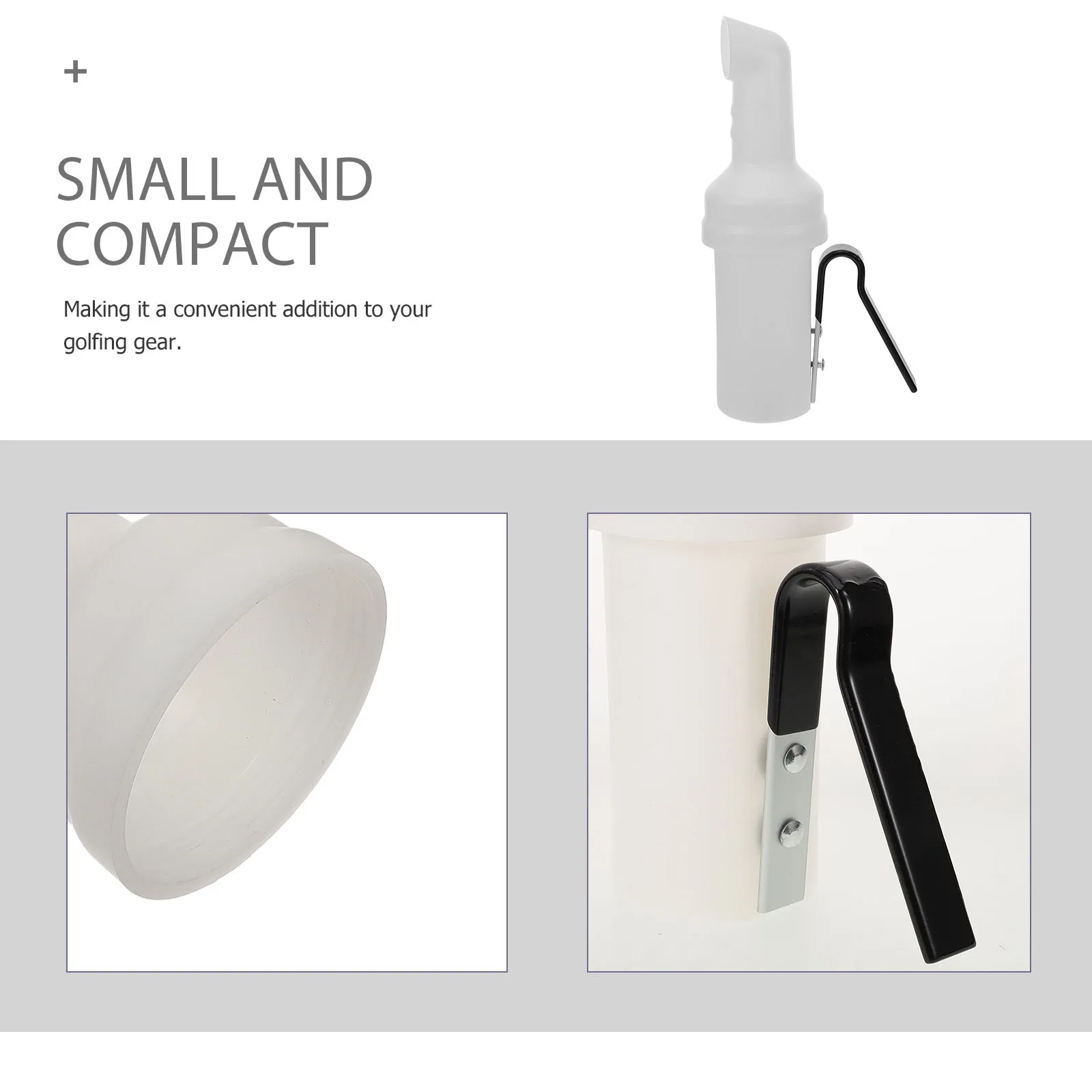 

Golf Cart Sand Bottle Sturdy Plastic No Drilling Mount Divot Repair Tool Universal Fit Hanging Sand Holder For Golf Course