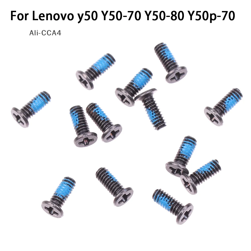 CCA4-13PCS/Set New Laptop Accessories Screws For y50 Y50-70 Y50-80 Y50p-70 Bottom Case Base Cover Lower Case