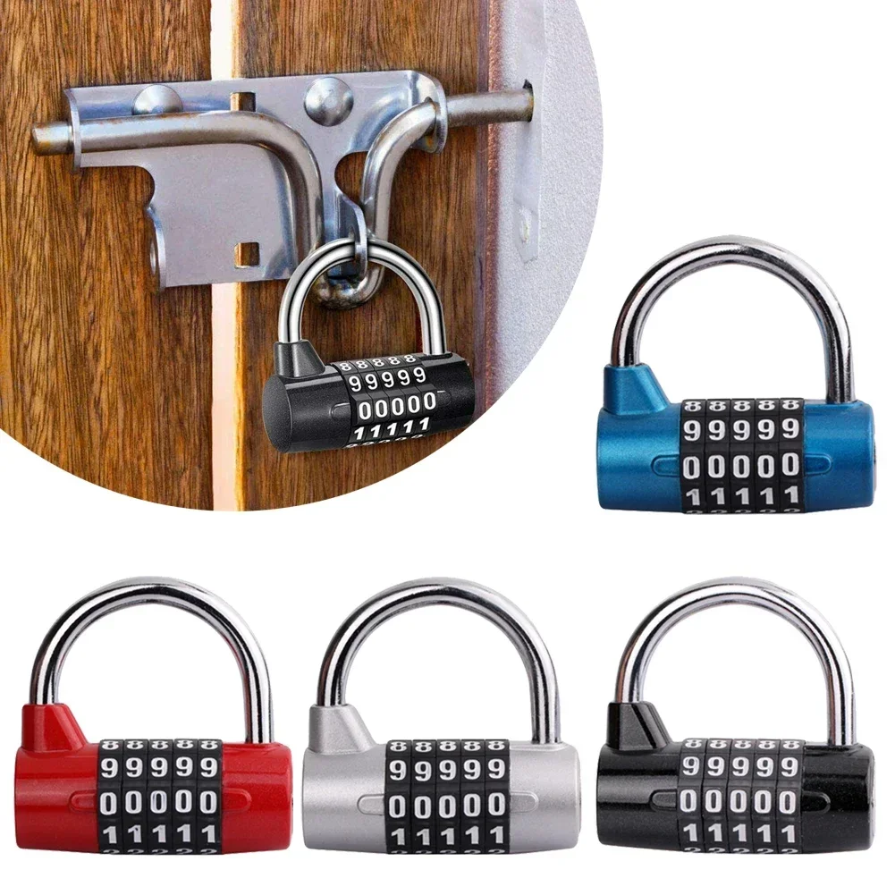 

100% Brand New High Quality Material Padlock Lock Gym Lock Practical 5 Digit Combination Padlock Combination Lock