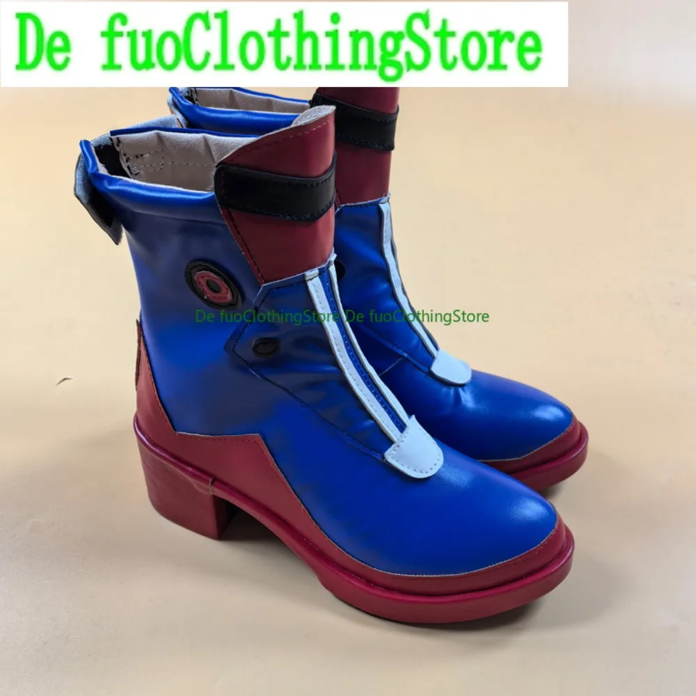 DefuoClothing Studio Rime Cosplay Shoes Anime Performance Boots Anime Game Role-playing Shoes And Boots Halloween Party