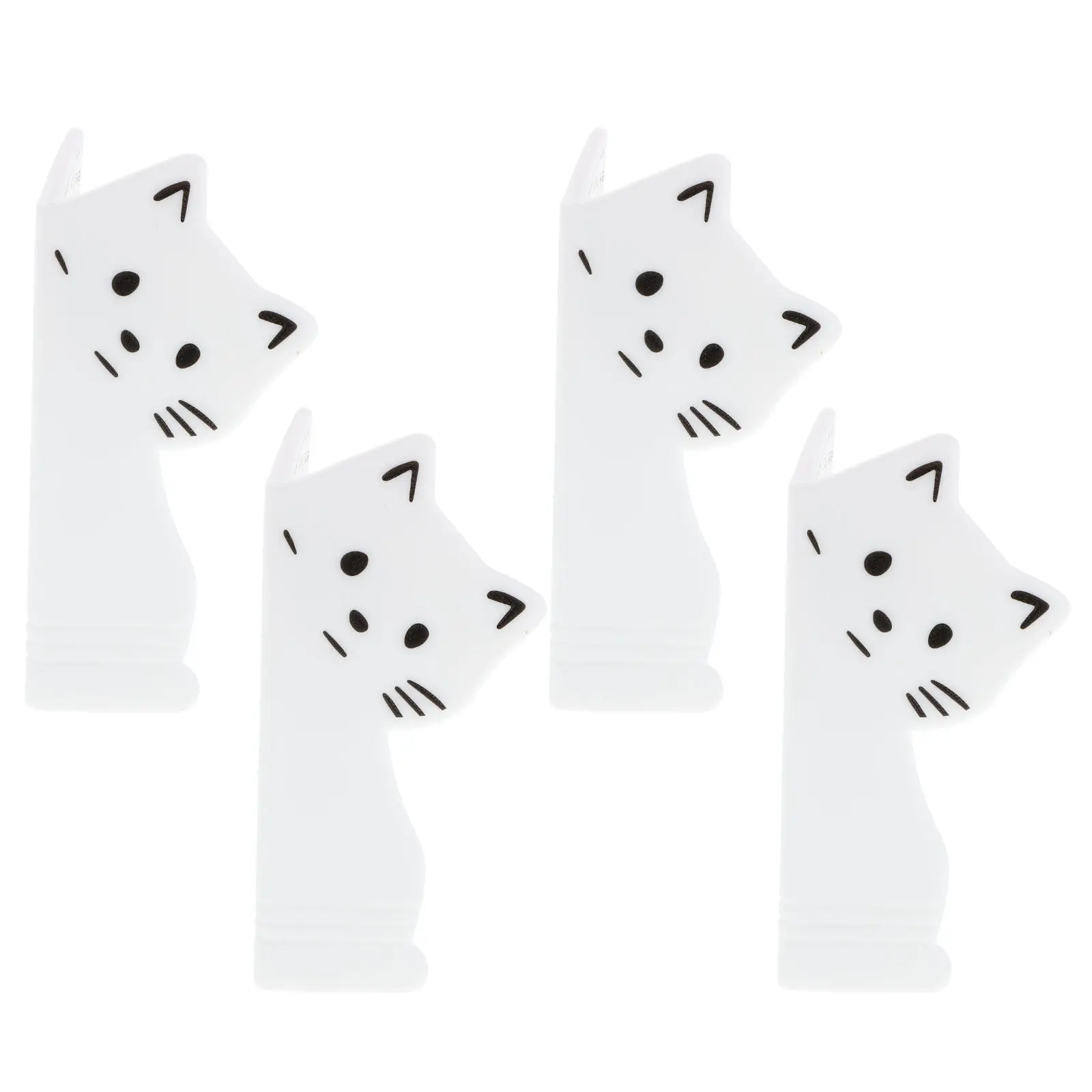 

4Pcs Cute Cat Silicone Corner Guards Furniture Corner Protectors Flexible Protectors Baby Proofing for Walls