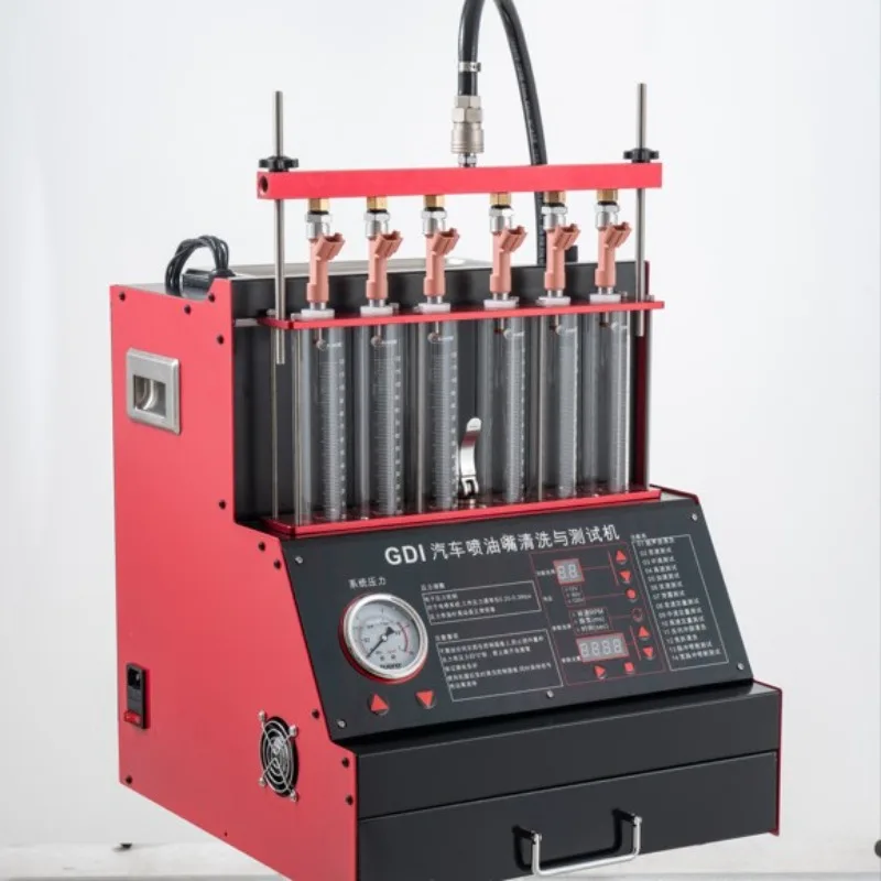 

Automobile fuel injector inspection and cleaning machine Ultrasonic carbon removal GDI cylinder direct injection high pressure