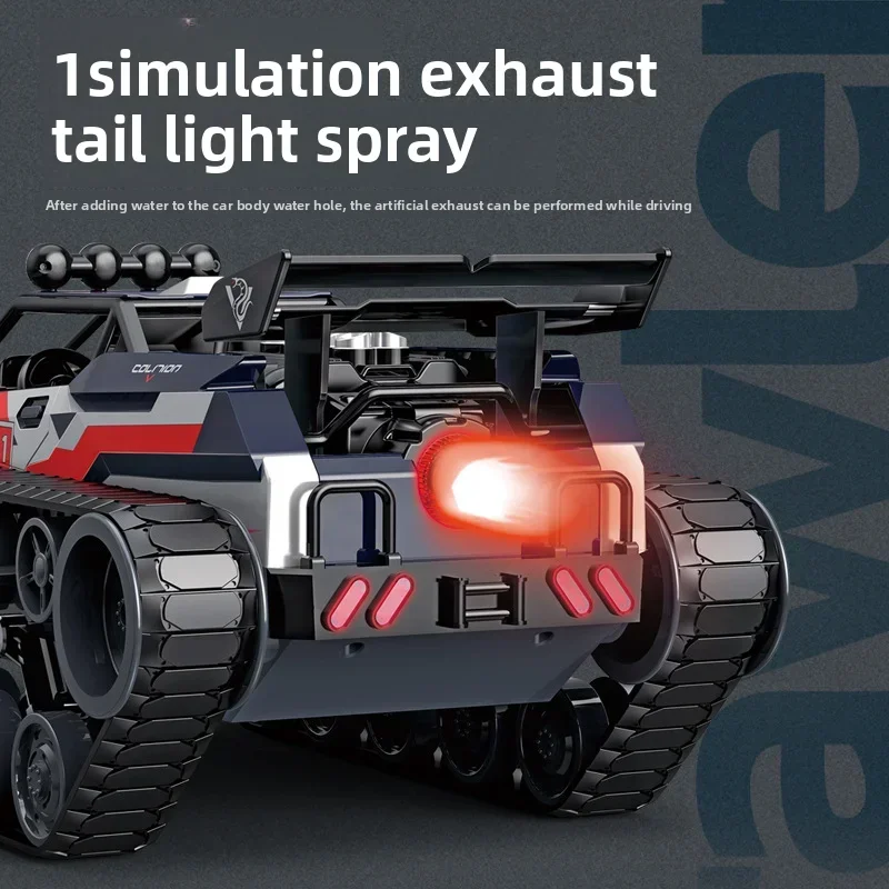 2,4 G 1/12 Ketten RC Panzer ferngesteuertes Auto mit 360 °   Rotation Drift RC Modell Geländewagen Kinder Geschenk