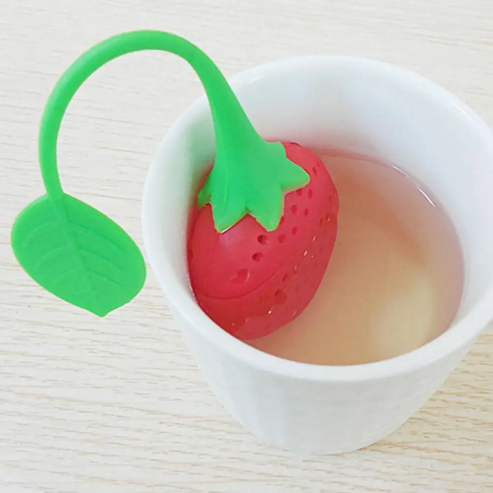 Creative Tea Strainer Lemon Shaped Silicone Teaware Tea Leaf Strainer Diffuser Teapot Tool Tea Filter Tea Infuser Tea Supplies