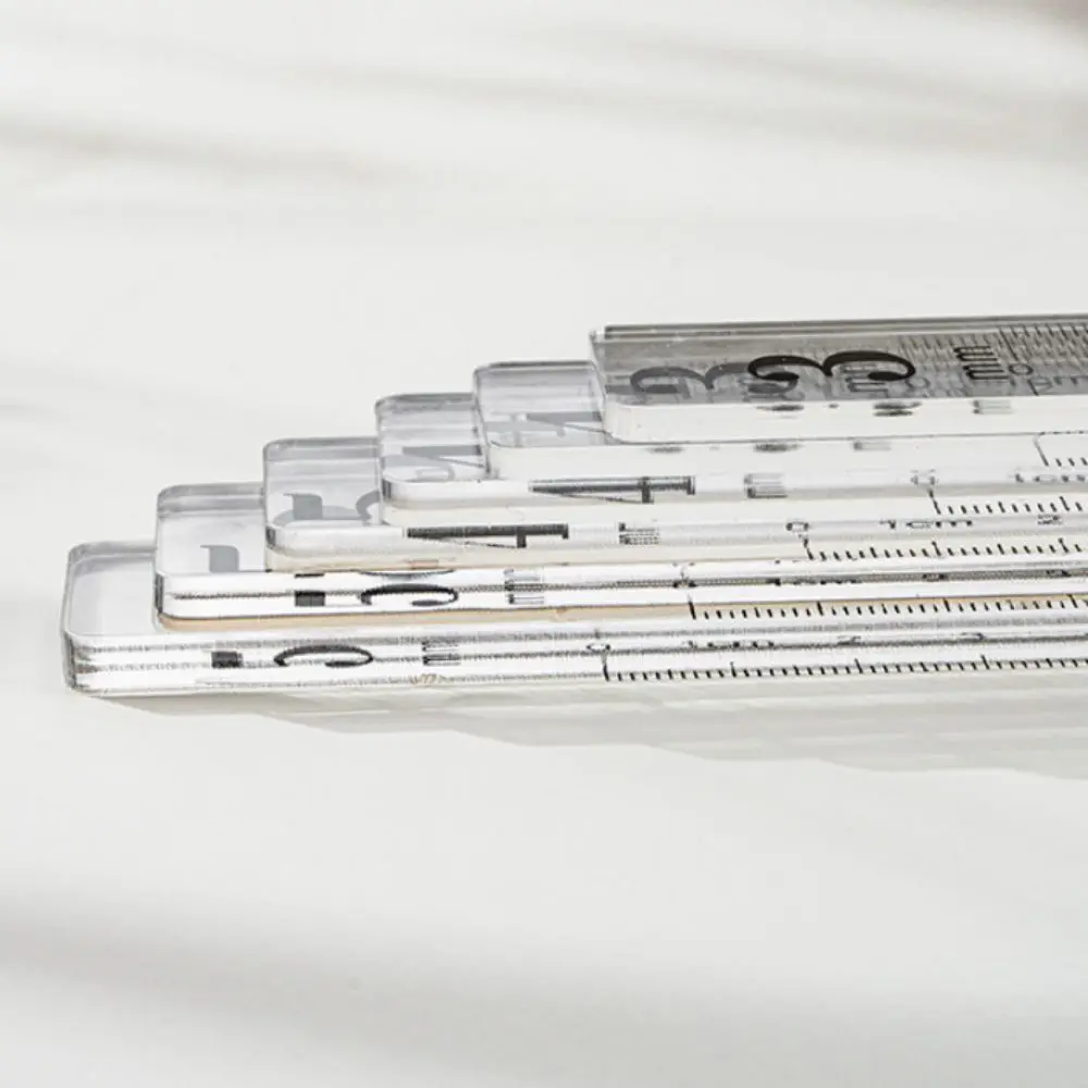 2PCS 3/4/5 MM Baking Leveling Ruler Transparent DIY Cookie Thickness Measuring Ruler Acrylic Biscuit Balance Ruler Bakery