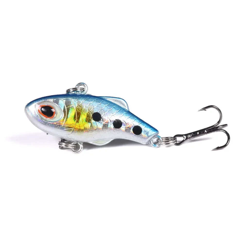 1PC VIB Fishing Lures Plastic Bionic Hard Bait Crankbait Mini Wobblers Fishing Tackle image 3