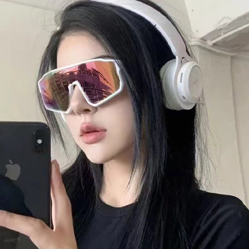 

Motorcycle 3pcs Outdoor Cycling Full Frame Sun Glasses Men Women Sports Colorful Goggle Popular Punk Windproof Glasses UV400