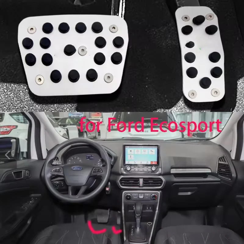 

Car Pedals for Ford Ecosport Aluminum Alloy Gas Brake Automatic Manual Pedal Cover Accessories