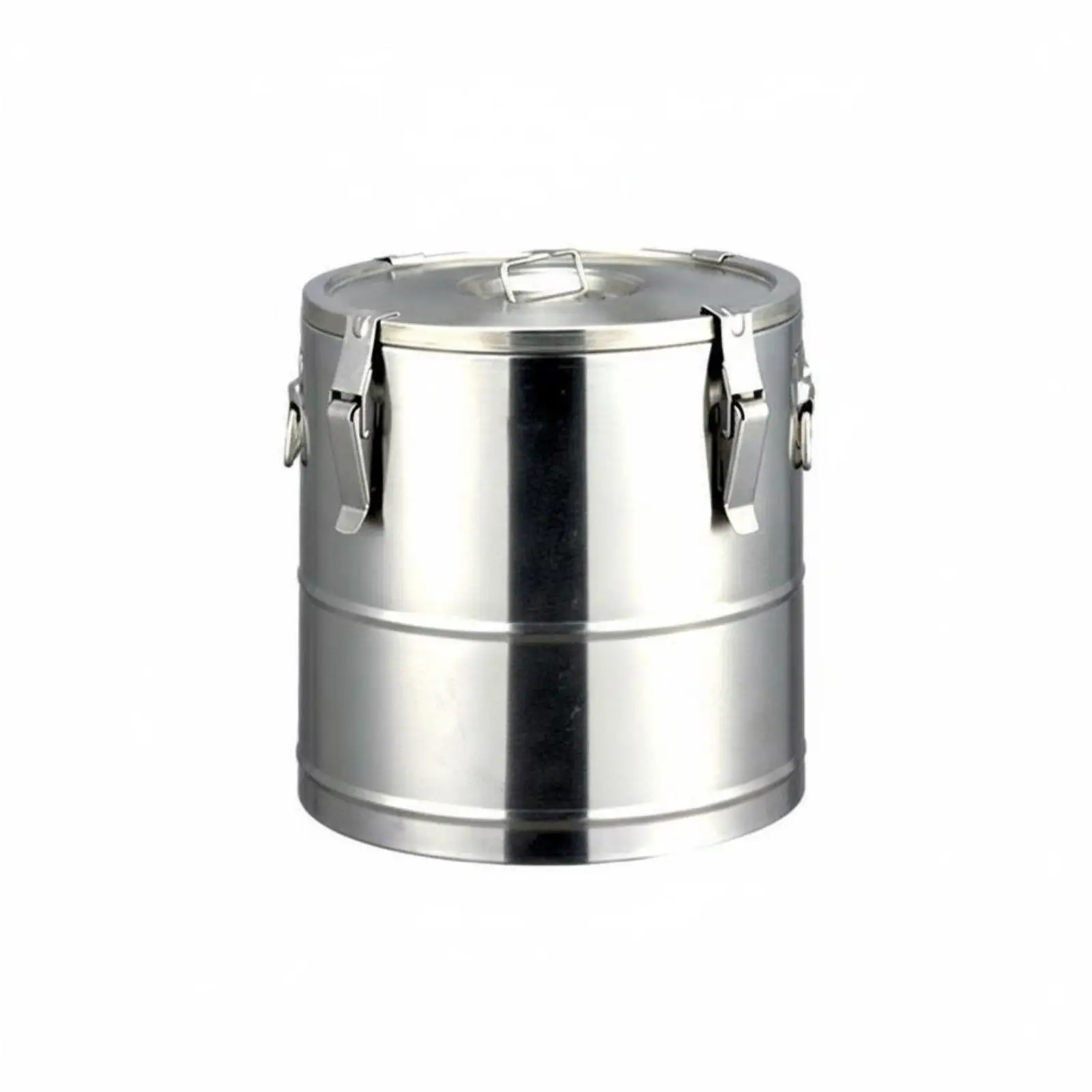 Triple Layer Stainless Steel Insulated Food Bucket Commercial Thermal Carrier for Soy Milk Soup and Rice Storage