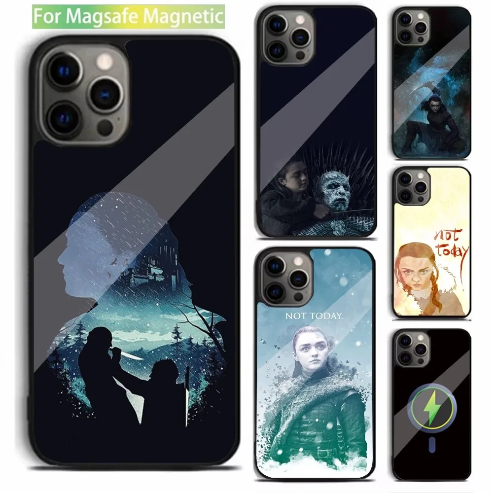 

Movie Not Today Got A-Arya Phone Case For iPhone 16,15,14,13,12,11,Plus,Pro,Max,Mini Magsafe Magnetic Wireless Charging