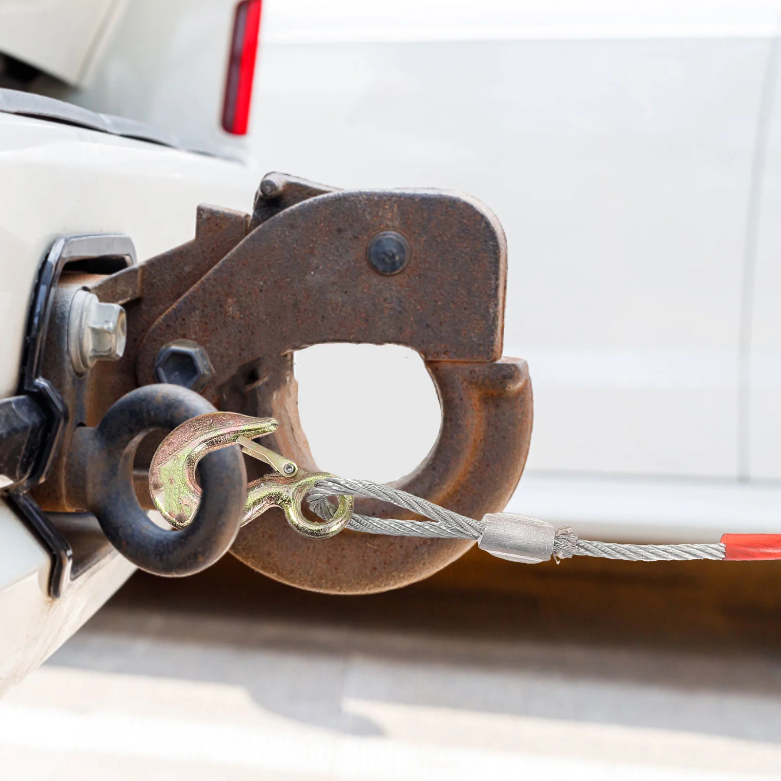 

Сверхмощный буксирный трос, стальной провод, автомобильный буксировочный трос для аварийного восстановления автомобиля, уличный прицеп, тяговый трос