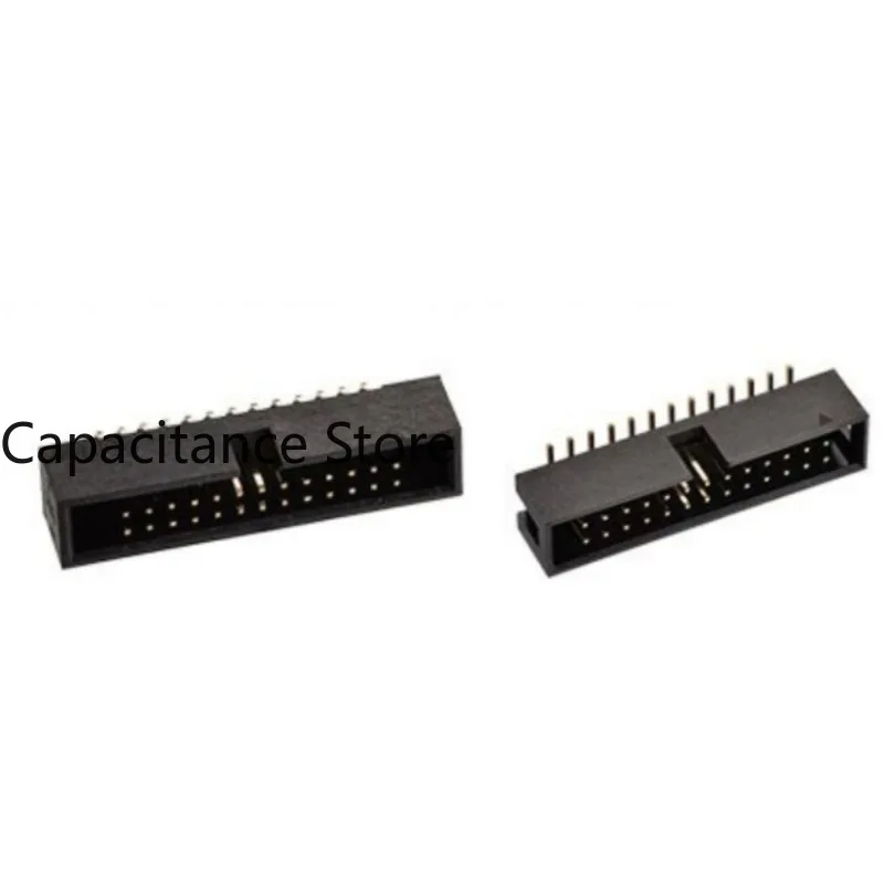 10PCS 1.27 spacing DC Niujiao H11.30 connector 180 degree straight insertion/90  bent insertion/SMD double row