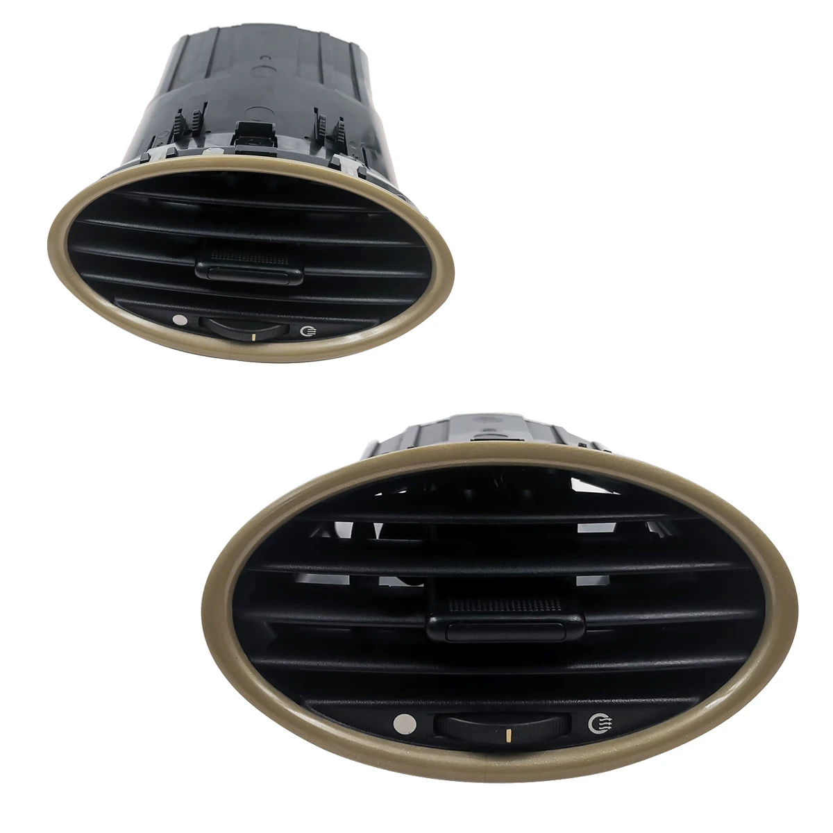 2 قطعة داش مركز تكييف الهواء منفذ تنفيس مصبغة عاصي لفورد فوكس MK2 2005 2006 2007-2013 4M51A014L21AD 4M51-A014L21-AD