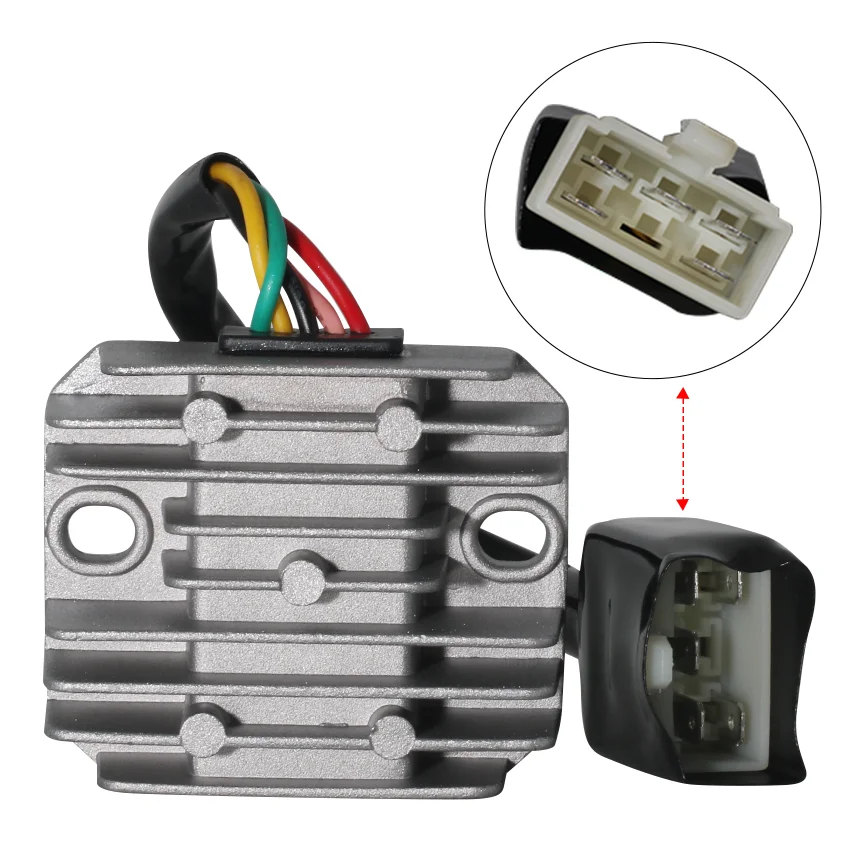 

12V Rectifier Voltage Regulator Charger with Plug 31600-VM6-000 For Honda TRX125 TRX125A FourTrax 125 1985-1986 Motorcycle Parts