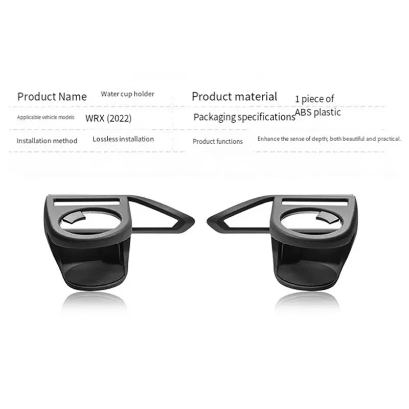 WOWFU-Mount Stand منفذ تنفيس الهواء للسيارة حاملي الأكواب اليسرى واليمنى لسوبارو WRX 2022+ #4