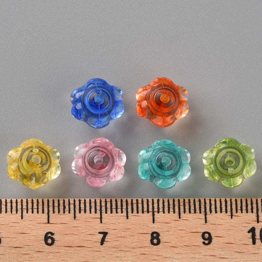 about 1290pcs/500g Transparent Acrylic Lantern Beads Halloween Pumpkin Beads for jewelry making DIY bracelet necklace crafts