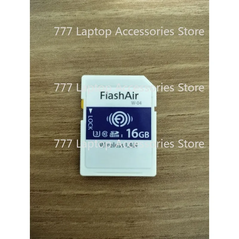 For  Toshiba FlashAir W-04 16GB SDHC Memory Card Class10 UHS-I Wireless LAN Used