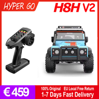 MJX H8H V2 FOC Brushless 1/8 RC Car PRO Climbing Vehicle 8CH Simulation With Light Differential Lock APP Programing RC Crawler