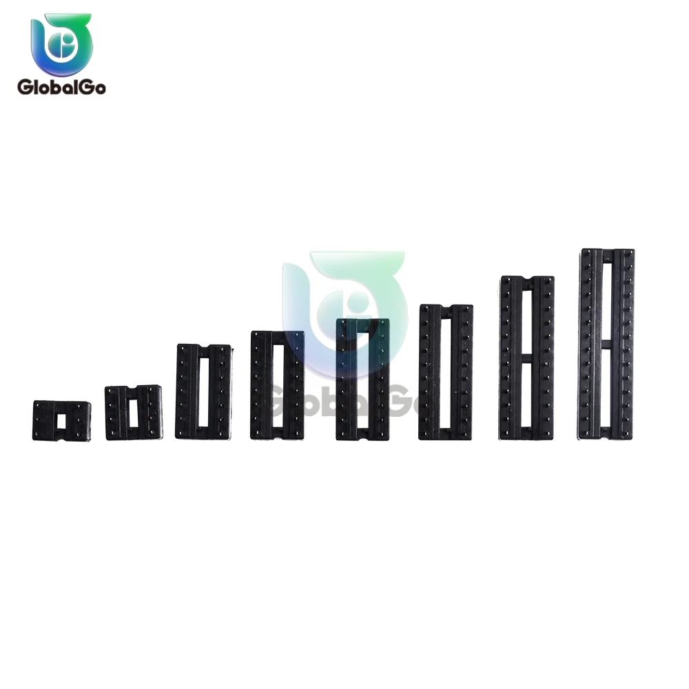 66 шт./лот DIP IC-розетки адаптер типа пайки комплект DIP6 DIP8 DIP14 DIP16 DIP18 DIP20 DIP28 штырьковый разъем DIP