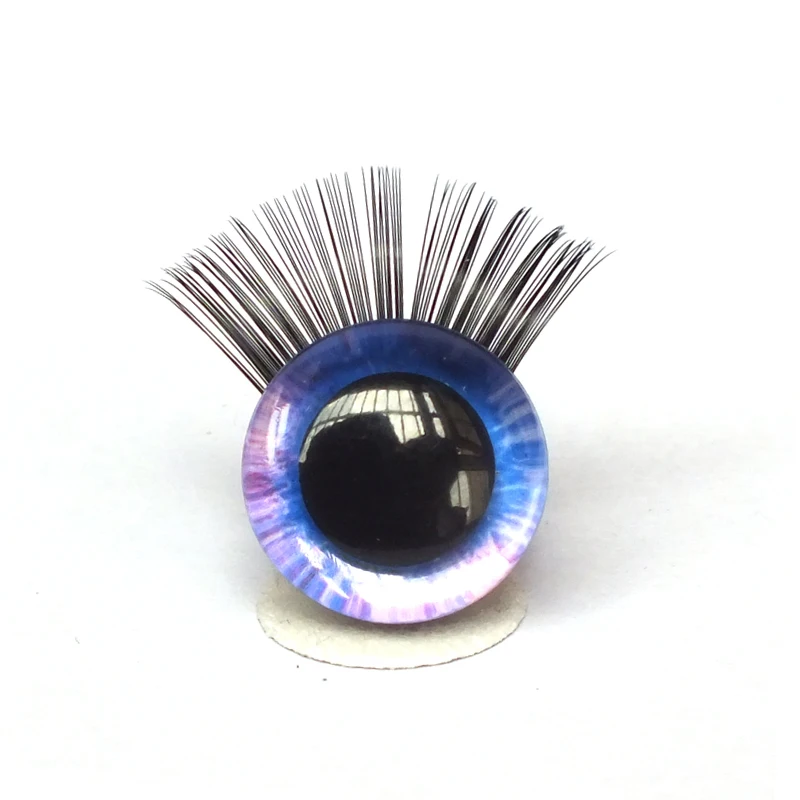20pcs Toy Eyelash Size 12-30mm Only The Eyelash DIY Plush DIY Doll Making Supply Accessories Plush Toy Eyes Eyelash