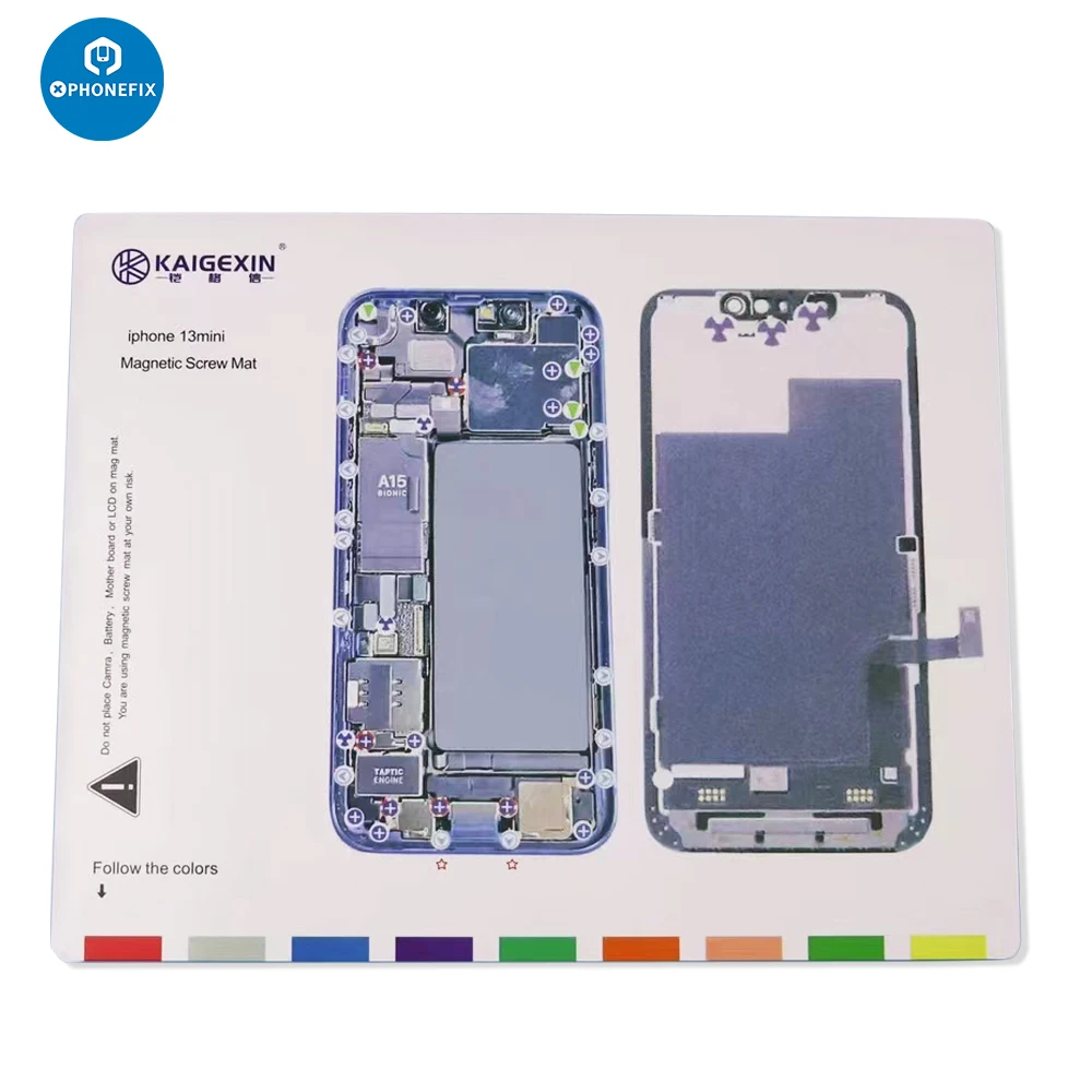 Universal Magnetic Screw Mat for IPhone 15 14 13 12 11 Pro Max X XS MAX Parts Organizer Pad Disassembly Repair Tools Platform