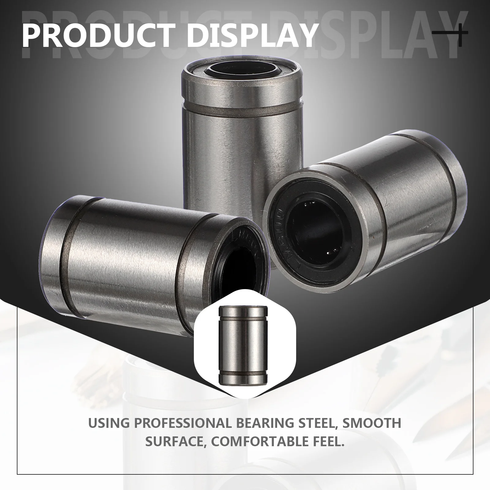 

12 Pcs Linear Ball Bearings Printer Motion Professional Steel Stable Performance