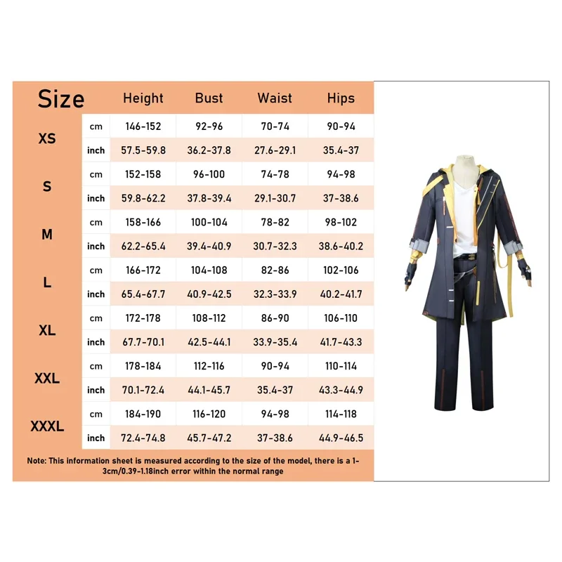 Game Trailblazer Cosplay Costume Honkai Star Rail Uniform Wig Anime Halloween Carnival Costumes Men Game Character Outfits