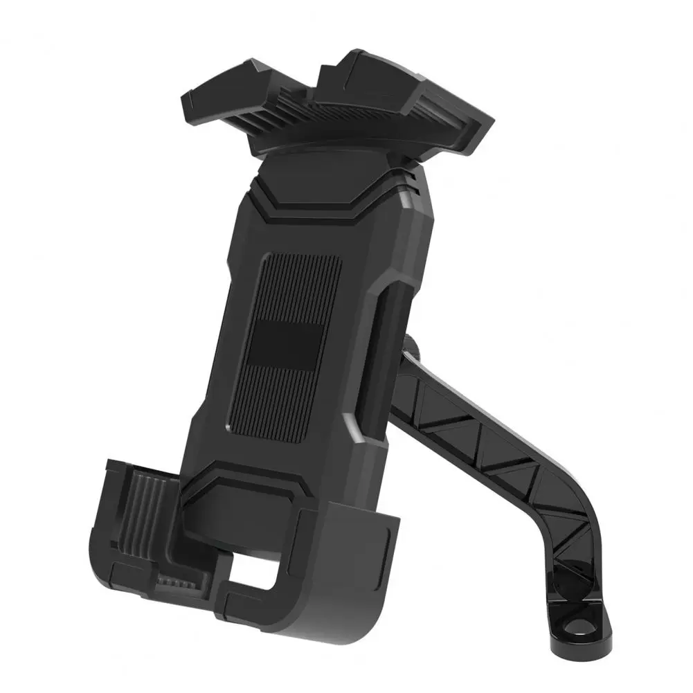 

Motorcycle Bike Phone Holder with Vibration Dampener One-Hand Operation Mobile Phone Mount Alloy Clamping Arm Phone Holder