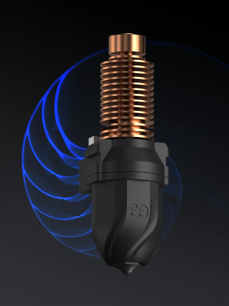 Trianglelab ® & Phaetus Conch Hotend ®   Idealne dopasowanie do powłoki EndCoat Flashforge AD5M/AD5M Pro ™   Precyzyjna dysza V6 z możliwością wymiany, przepływ 43 mm³/s — zdjęcie produktu 7
