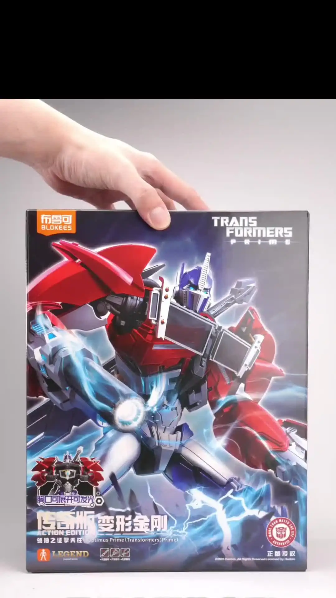 In Stock Blokees Transformers ACTION EDITION Optimus Prime TFP