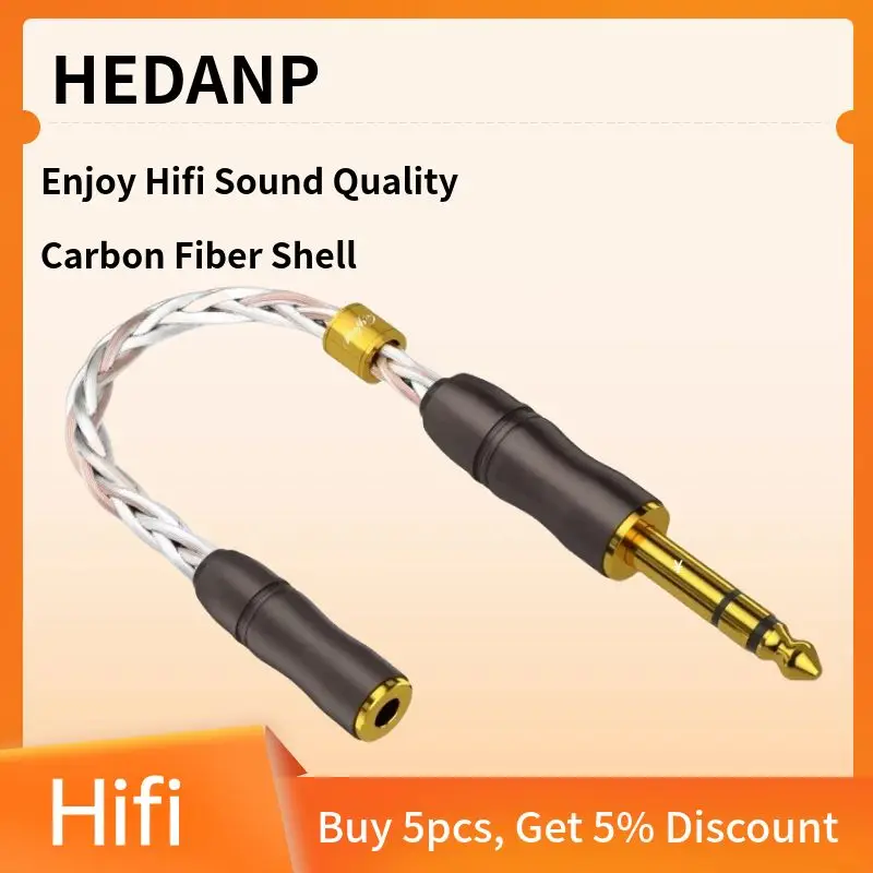 

3 5 Jack To 6 3 Earphones Cables Audio Converter 6.35mm Male To 2.5mm 3.5mm 4.4mm Female Connector HIFI Headphone Adapter