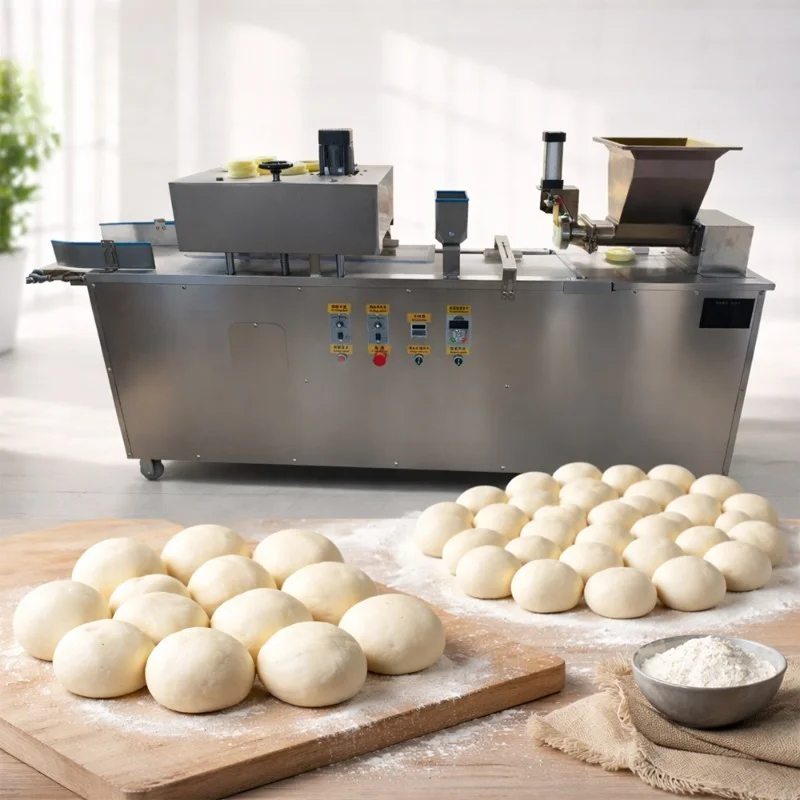 Customized Automatic Dough Divider Rounder Commercial Dough Ball Forming Machine Bakery Dough Separating And Rolling Equipment