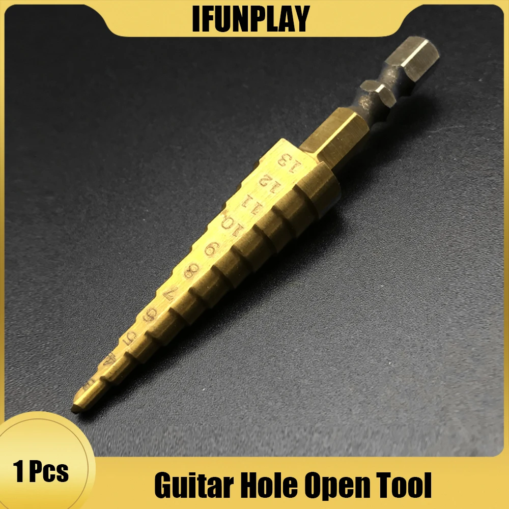 Guitar Tuning Peg Machine Head Hole Reamer Tapered Acoustic Guitar Woodworker DIY 3-13/3-12/4-12mm Pickup Luthier Repair Tool