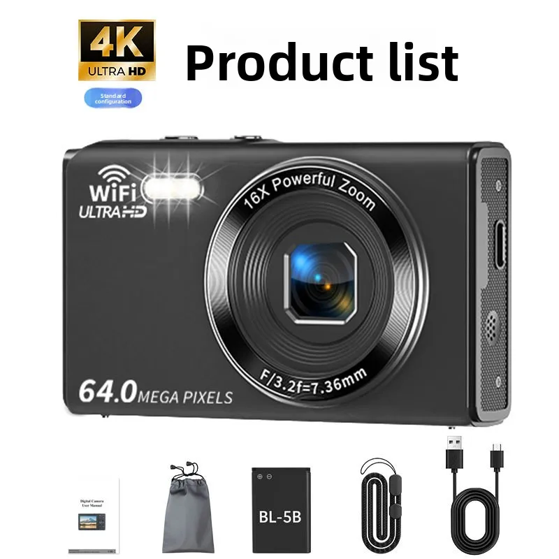 

64.0million Pixel HD Digital Camera Portable Card Camera