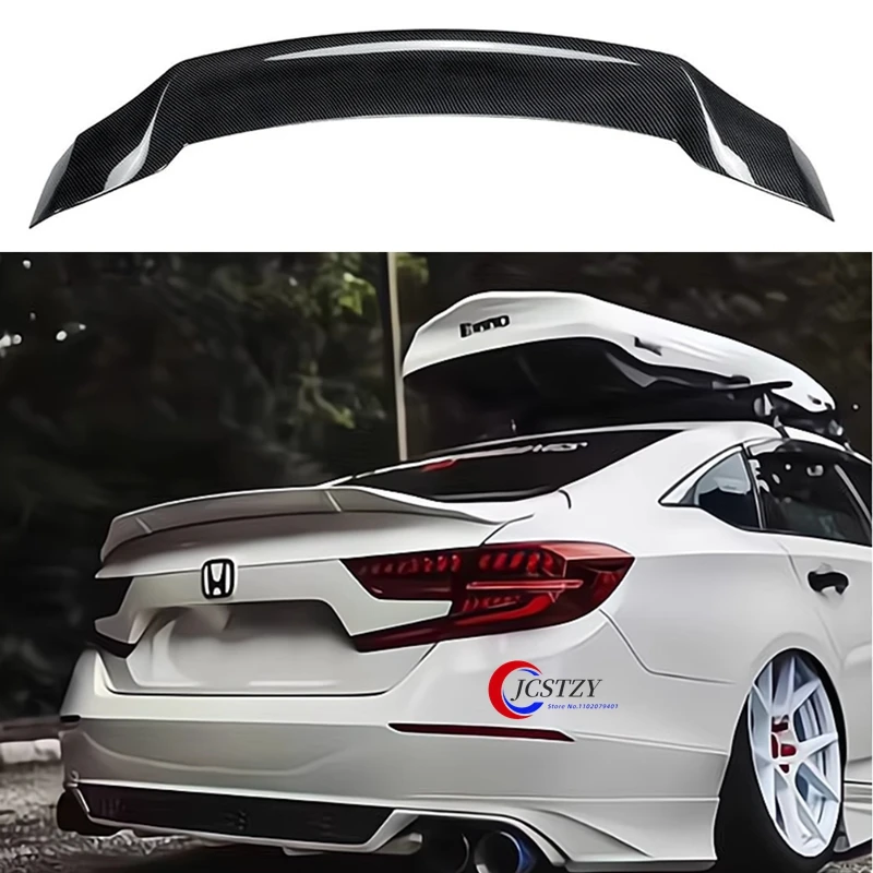 Für Honda Accord 10th Spoiler 2018-2022 Accord Spoiler ABS kunststoff Material Auto Hinten Flügel Farbe Heckspoiler