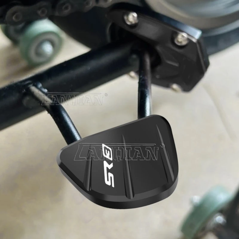 For VOGE SR250GT SR 250GT SR3 SR 3 2023-2025 2026 CNC Kickstand Foot Side Stand Enlarger Pad Side Brace Assist Plate Motorcycle 