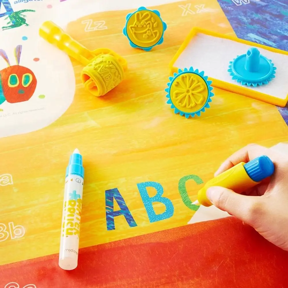 Creative Cartoon Water Doodle Mat 80*60cm Multicolor Graffiti Blanket Early Learning Montessori Water Painting Canvas Toy