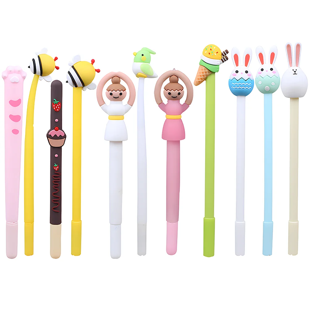 3 Stuks Hoge Kwaliteit Japanse Grappige Kawaii Pennen Schattige Gel Inkt Pen Schrijven Balpen Terug Naar School Leuke Kinderen Esthetische Briefpapier