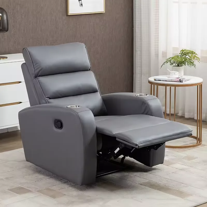 Electric multi-functional sofa cover household pure leather modern massage sofa chair living room hotel rocking chair