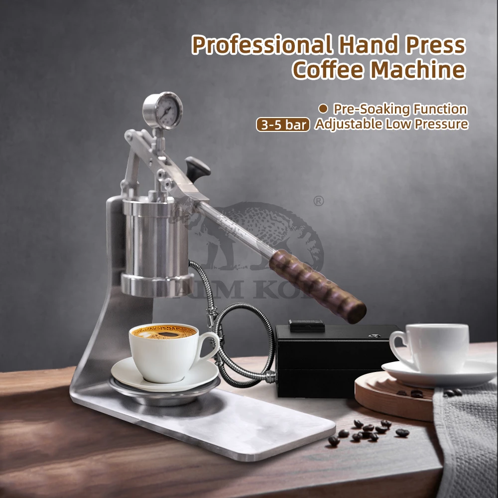 304 Stainless Steel Manual Coffee Press Portable And Efficient Espresso Maker For Coffee Enthusiasts And Outdoor Adventures