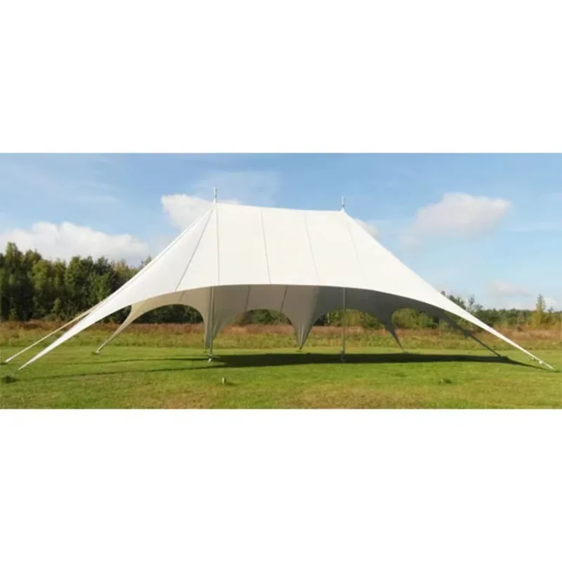 

Aluminum Pole Spider Star Shaped Tent for Sports Events Advertising Stretch Tents for Events Twin Star`