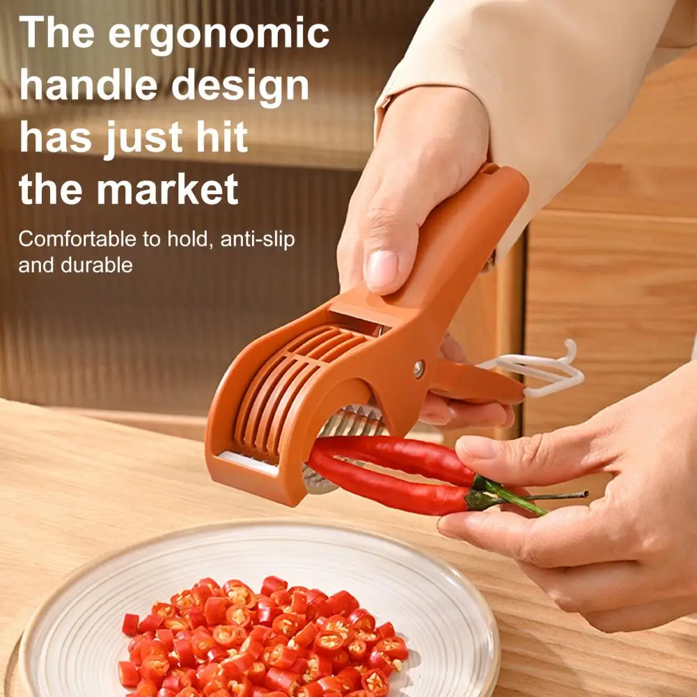

2Pcs Fruit Slicer Ergonomic Handle Multi-Blade Design Kitchen Cutter Fruits Vegetables Slicer Kitchen Utensil