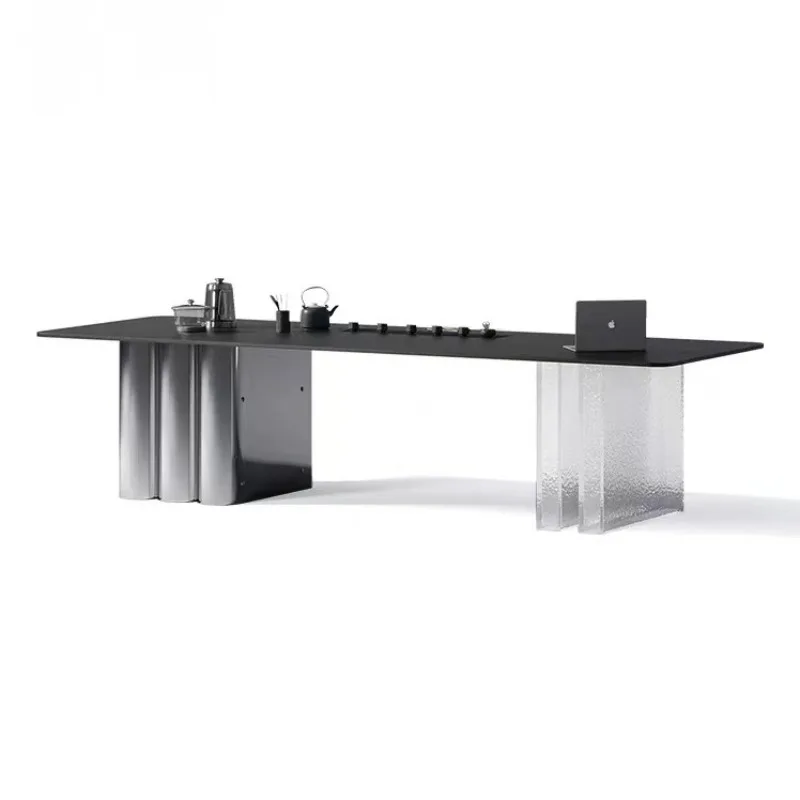 

Modern simple rock slab tea table