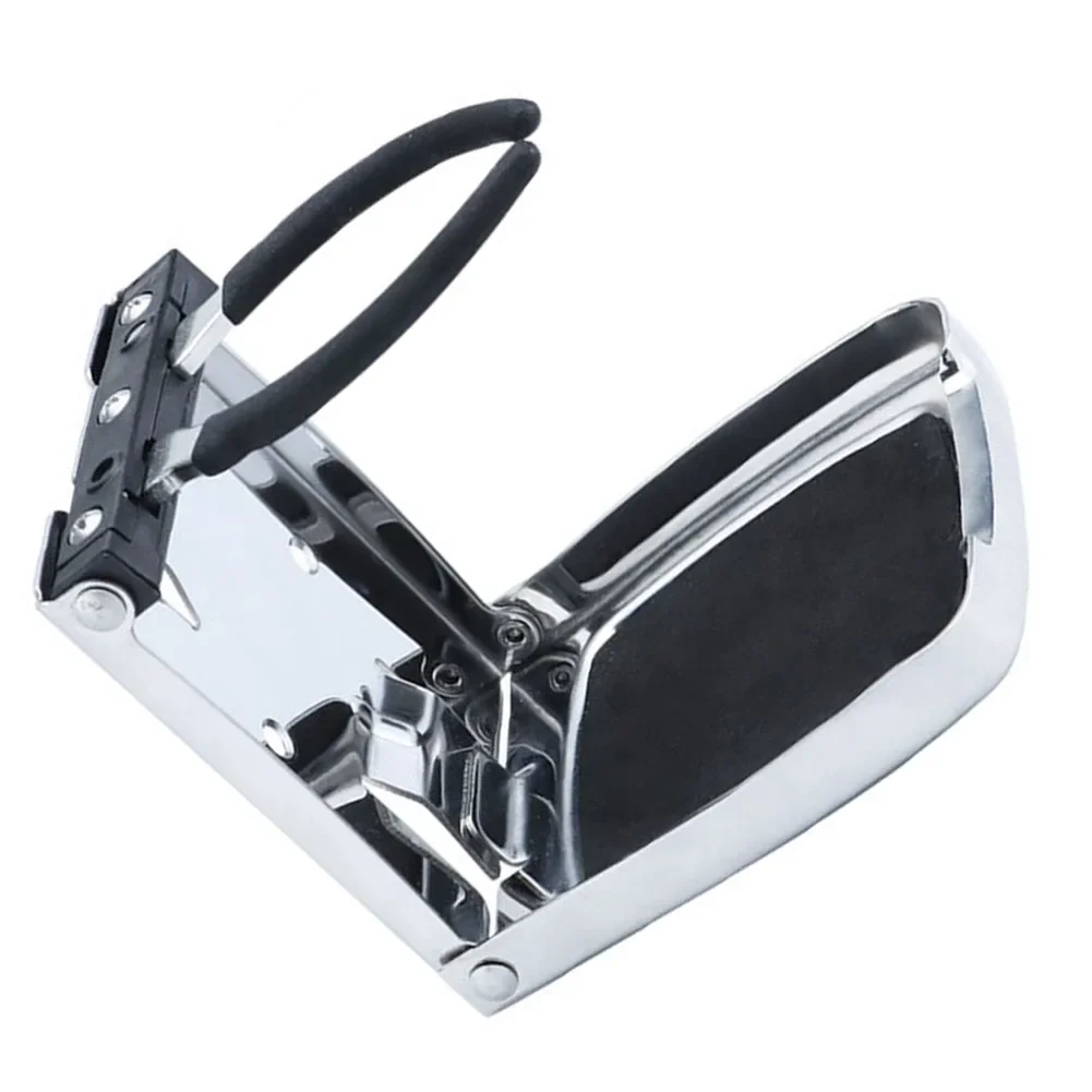 Folding Cup Holder For Yacht Boat RV Truck Car Stainless Steel 304 Construction Adjustable Tension 4.3 X 4 X 0.74 Inch