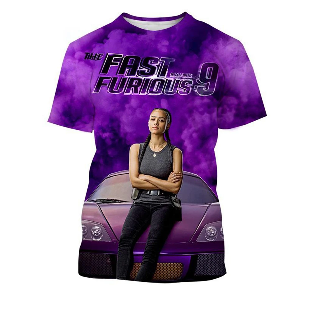 Summer Latest Fashion Cool Casual 3D Printed T-shirt Personalized Racing Hip Hop Round Neck Comfortable Short Sleeve - view 5